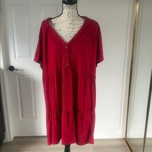 Knox Rose Red Tunic Top